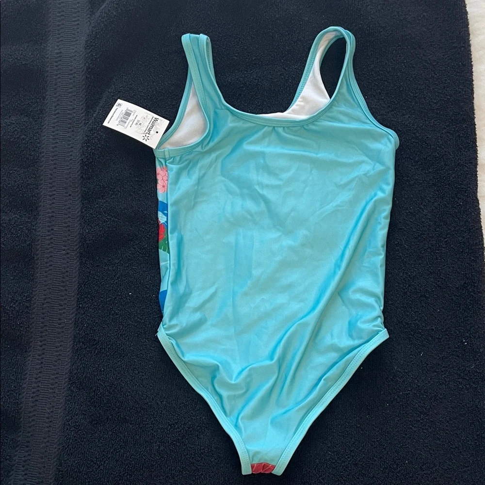Disney Moana Kids One Piece Swimsuit - Aqua nwt